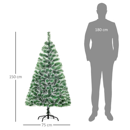 1.5M Artificial Christmas Tree with Realistic Branches - Green