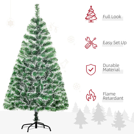 1.5M Artificial Christmas Tree with Realistic Branches - Green