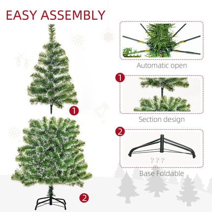 1.5M Artificial Christmas Tree with Realistic Branches - Green