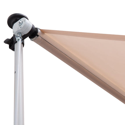 3x1.5m  Adjustable Outdoor Aluminium Frame Awning Beige