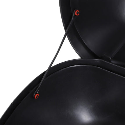 24L Motorcycle Luggage Case with Reflectors - Black/Red