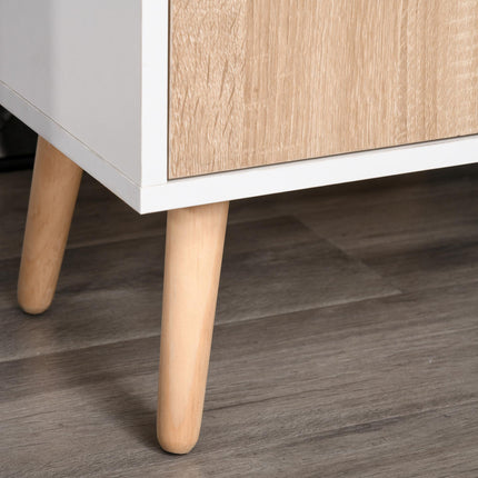 Sideboard Floor Standing Storage Cabinet with Drawer for Bedroom, Living Room, Home Office - Natural