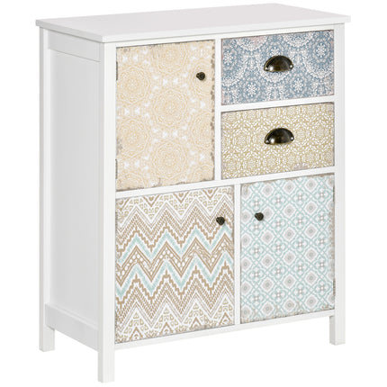 Multi-purpose Drawer Table Sideboard Storage Chest Organizer Unit - Multicoloured