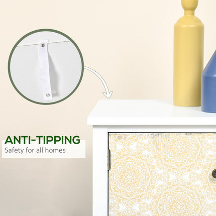 Multi-purpose Drawer Table Sideboard Storage Chest Organizer Unit - Multicoloured