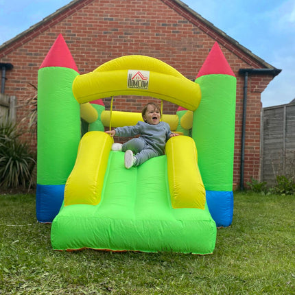 Inflatable Kids Bounce Jumper with Blower - Multi-colour