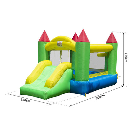 Inflatable Kids Bounce Jumper with Blower - Multi-colour