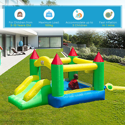 Inflatable Kids Bounce Jumper with Blower - Multi-colour
