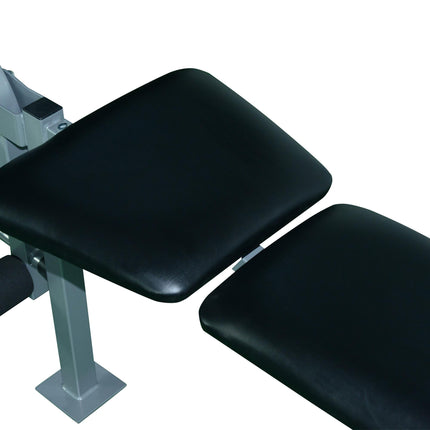 Heavy Duty Adjustable Multi Gym Weight Bench with 4 Incline Positions - Black/Silver