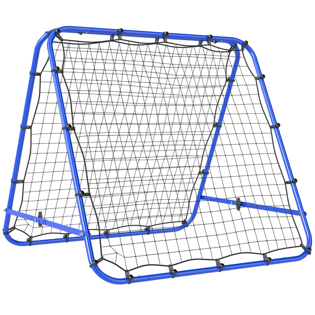 PE Mesh Double-Sided Outdoor Rebounder Net 100x95x90 cm - Blue