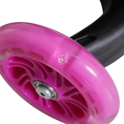 5-in-1 Toddler 3-Wheel Mini Kick Scooter with Removable Seat & Backrest - Pink