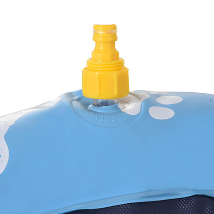170cm Pet Splash Pad Sprinkler Non-Slip Dog Bath Pool Water Toy - Blue