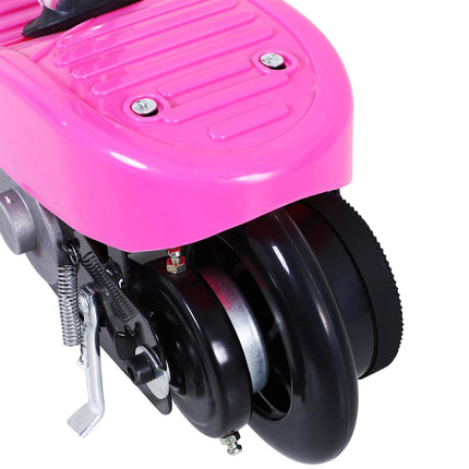 Outdoor Ride On Powered Scooter for Kids 120W Motor Bike with 2 x 12V Batteries - Pink