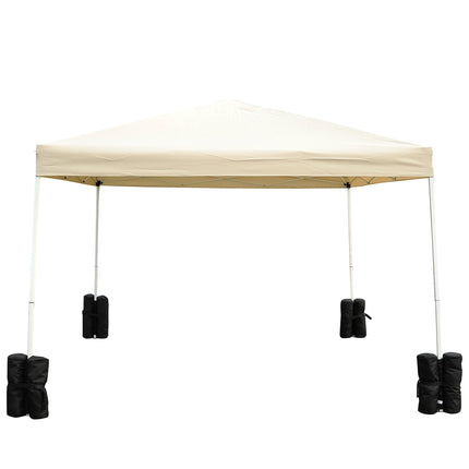 4pcs Gazebo Leg Weight Sand Bags for Marquee Tent Canopy - Black