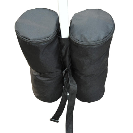 4pcs Gazebo Leg Weight Sand Bags for Marquee Tent Canopy - Black
