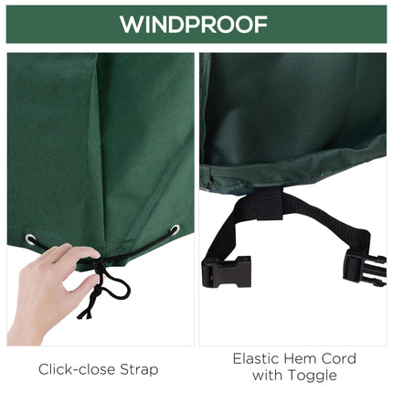 Large Patio Garden Furniture Set Cover 230x230cm Waterproof 600D Oxford - Green