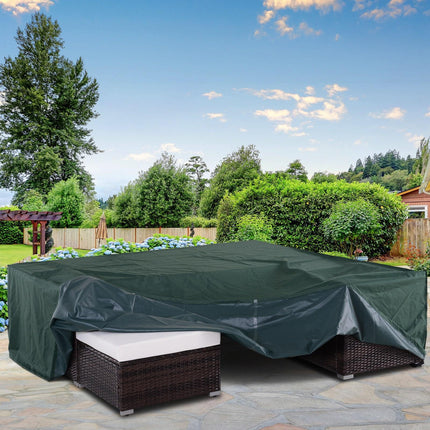 Large Patio Garden Furniture Set Cover 230x230cm Waterproof 600D Oxford - Green