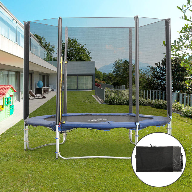 8ft Trampoline Replacement Safety Net - Black