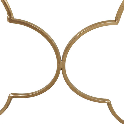 Nesting Tables Set of 2, Modern Stacking Side End Table with Tempered Glass Top,