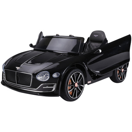 Licensed Bentley Kids 6V Electric Ride On Car with Remote Control - Black