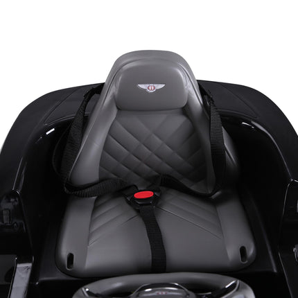 Licensed Bentley Kids 6V Electric Ride On Car with Remote Control - Black