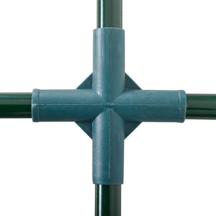 Tunnel Greenhouse Steel Frame with PE Cover 200x100x80cm - Green