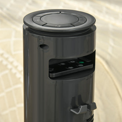 30'' Freestanding Tower Fan with 3 Speeds, 3 Modes, 10h Timer & 70° Oscillation - Dark Grey