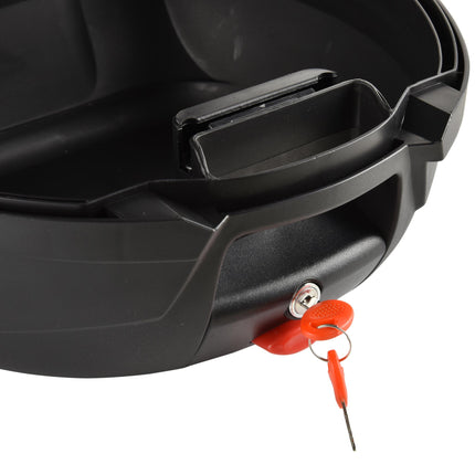 32L Motorcycle Tail box Helmet Top Case Motorbike Luggage Storage Trunk Carrier