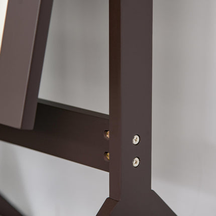 Freestanding Adjustable Angle Tall Dressing Mirror 148x47cm - Brown