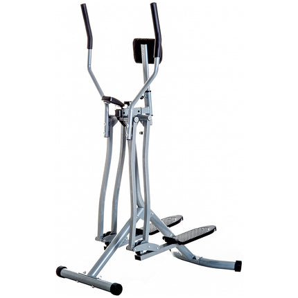 Air Walker Glider, Cross Trainer Fitness Machine, with LCD, for Home Gym, Grey