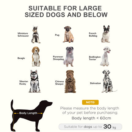 Durable Elevated Large Dog Bed for Indoor and Outdoor Use - Brown
