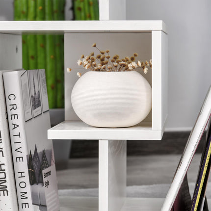 Side Table, 3 Tier End Table with Open Storage Shelves for Living Room Bedroom