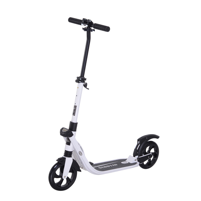 Folding Kick Scooter Hight-Adjustable Urban Scooter w/ Rear Brake, Double Shock