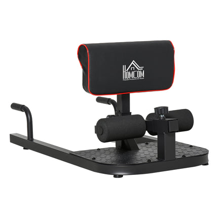 3-in-1 Padded Push Up, Sit Up & Deep Sissy Squat Machine for Home Gym Workouts - Black
