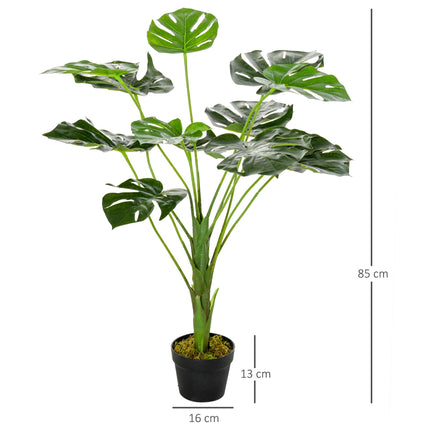 Decorative Artificial Monstera Plants in Pot Fake Plants for Home Indoor Outdoor