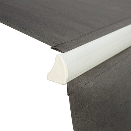 Manual Window Awning Canopy 295x200cm with Aluminium Frame - Grey