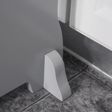 Kitchen Helper 2-Step Stool with Handles for Kids and Toddlers - Grey