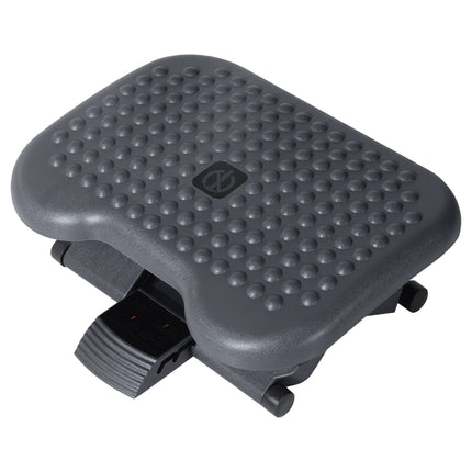 Adjustable Height & Angle Tilting Footrest Platform for Home Office - Gray Black