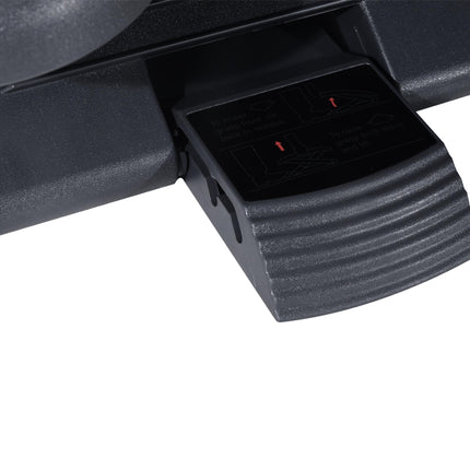 Adjustable Height & Angle Tilting Footrest Platform for Home Office - Gray Black
