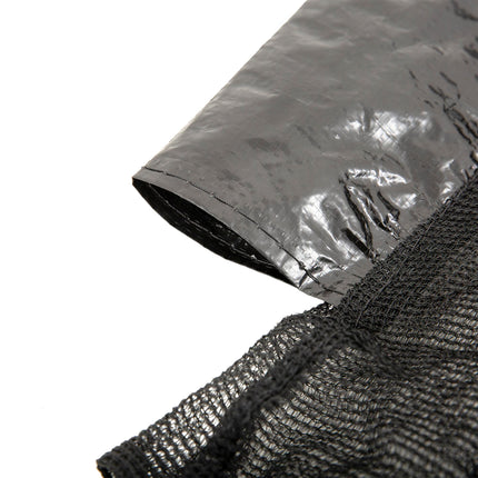 13ft Trampoline Replacement Enclosure Net with Zippered Door - Black