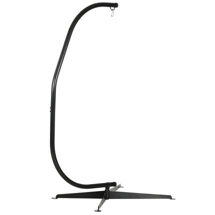 Heavy Duty Steel Hanging Hammock Chair Stand with 360° Rotation - Black