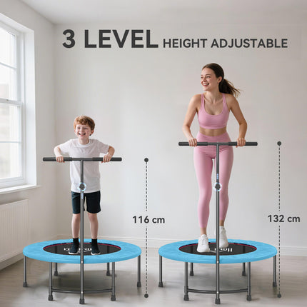 Adjustable 40" Trampoline Rebounder Jumper for Fitness - Blue