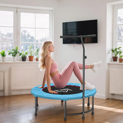 Adjustable 40" Trampoline Rebounder Jumper for Fitness - Blue
