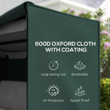 600D Oxford Polyester Waterproof 3 Seater Swing Chair Cover - Green
