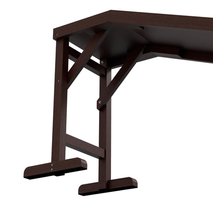 Pet Ramp for Dogs with Non-Slip Carpet Top Platform Pine Wood 188 x 40.5 x 63.5 - Brown Grey