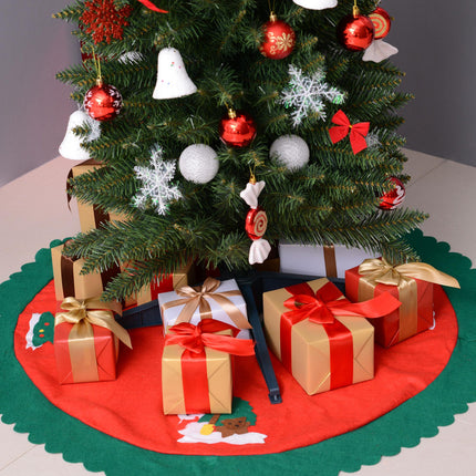 2.1m Artificial Pine Christmas Tree with Plastic Stand - Green