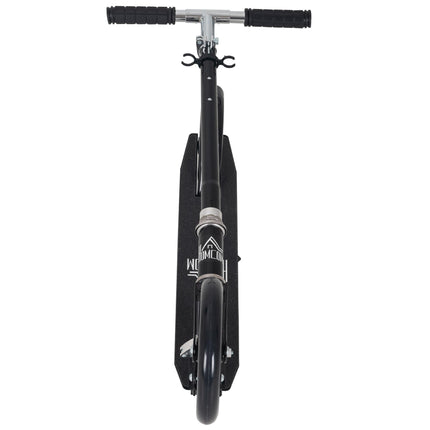 Adjustable Kids Scooter for Ages 3-8 with Foldable Design and Rear Brake - Black