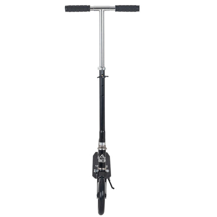 Adjustable Kids Scooter for Ages 3-8 with Foldable Design and Rear Brake - Black