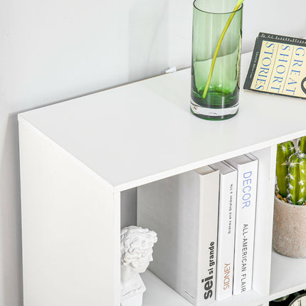 3-Tier 6-Cube Particle Board Storage Unit Cabinet Bookcase Organiser - White