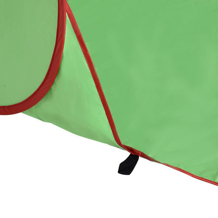 2-3 Person Pop Up Beach Tent with UV Protection - Green