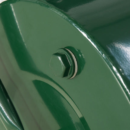 40L Steel Lawn Roller with Collapsible Handle for Even Lawn - Green